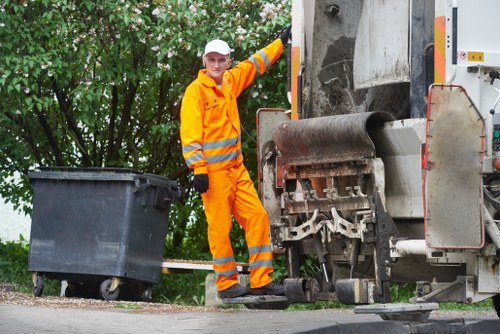 Different types of waste collected in Mottingham